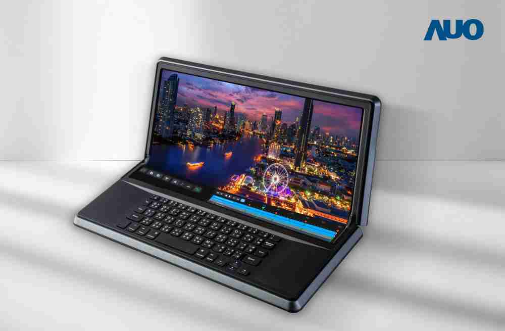 尊龙z614.6吋Micro LED折迭显示屏幕，，，搭配半径4mm的弯折绞炼，，以及高画素、、高亮度、、、高对比度的显示技术特点，，，即便在大视角下仍保有绝佳色相与亮度